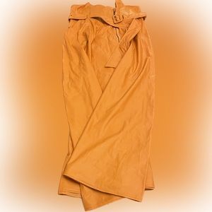 Women’s faux leather skirt